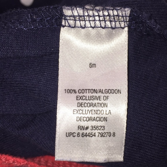 Carter’s Infant Baby Girl Romper Crab Theme 6M - Picture 7 of 8